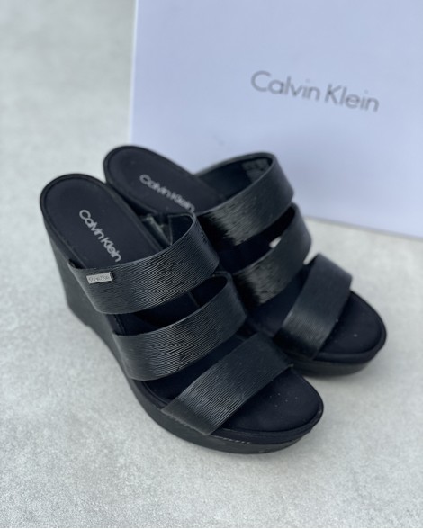 Sandále dámské Calvin Klein JILLEAN BIRCH černé